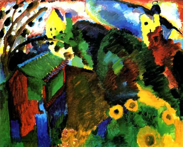 Murnau. Garden