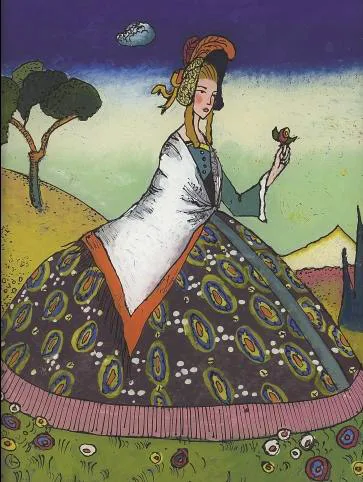 Lady with Flower